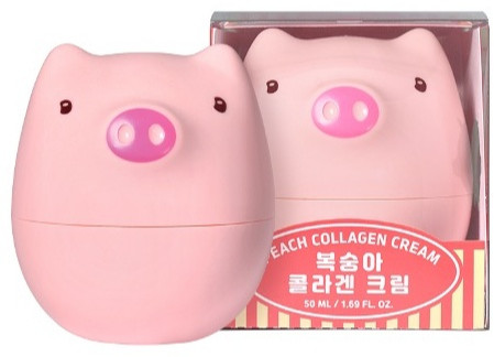 Крем для лица с коллагеном и экстрактом персика омолаживающий «Peach Collagen Cream»