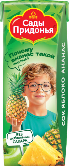 Сок восстановленный «Яблоко-ананас»