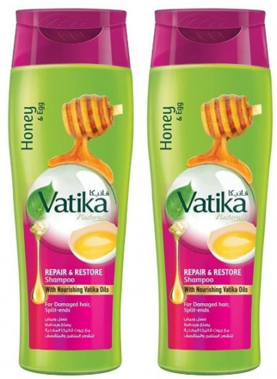 Vatika Naturals Набор шампуней для восстановления и исцеления волос «Мед и яйцо. Honey And Egg»