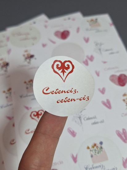Стикерпак «Себепсиз, себеп-сиз»