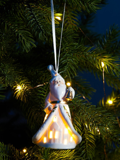 Подвеска светодиодная «Дед Мороз в белом»