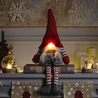 Фигура светодиодная «Гном с усами»