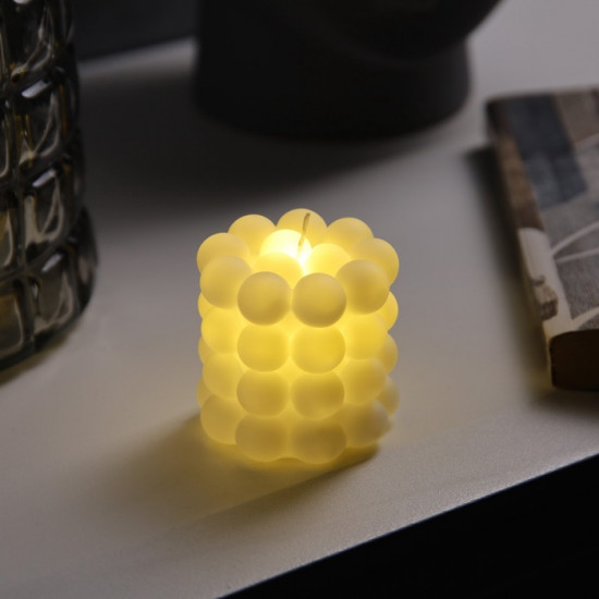 Фигура светодиодная «Свеча шарики»