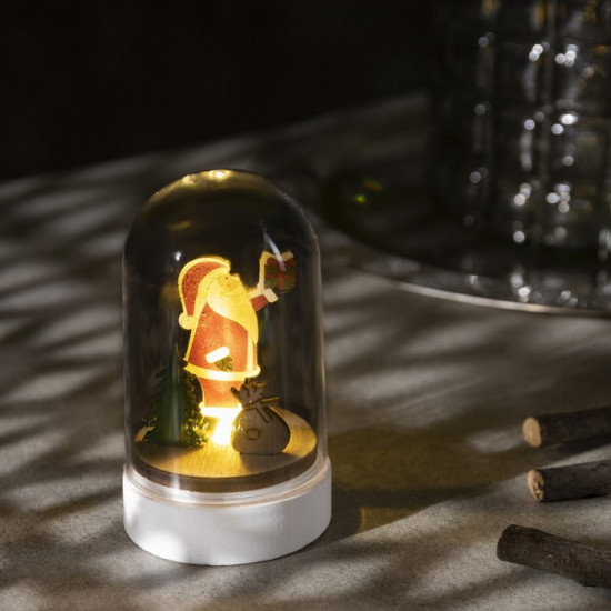Фигура светодиодная под куполом «Дед Мороз»
