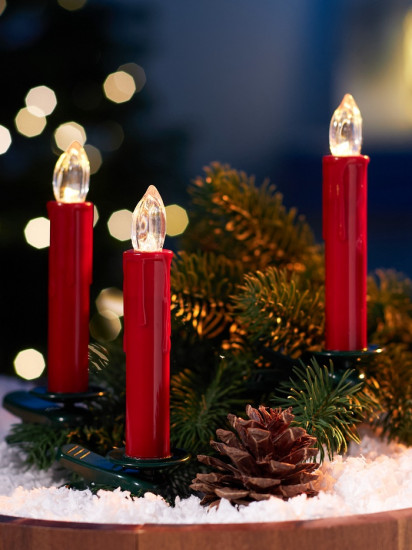 Набор свечей светодиодных на прищепке