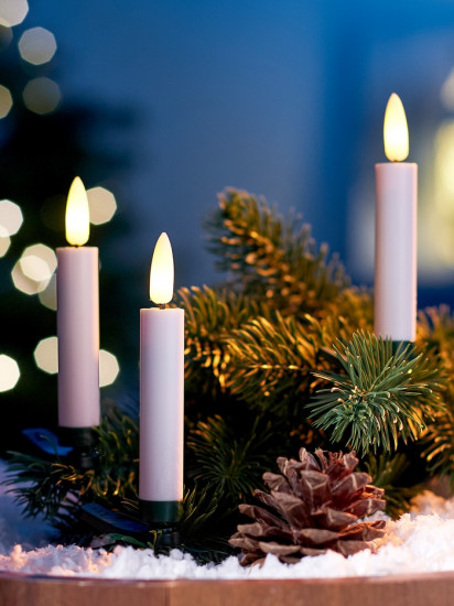 Набор свечей светодиодных на прищепке