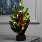 Фигура светодиодная «Ель и ягоды»