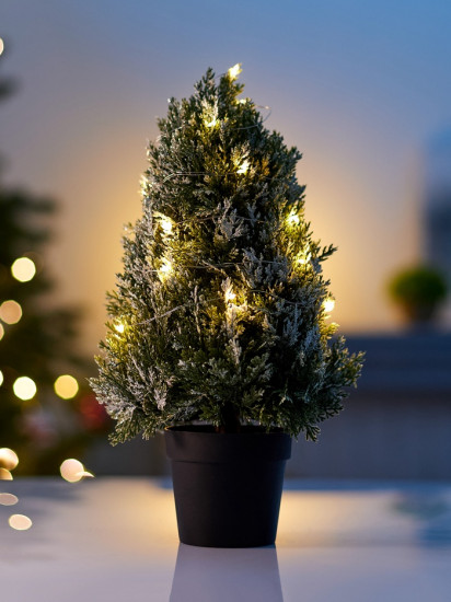 Фигура светодиодная «Можжевельник заснеженный»