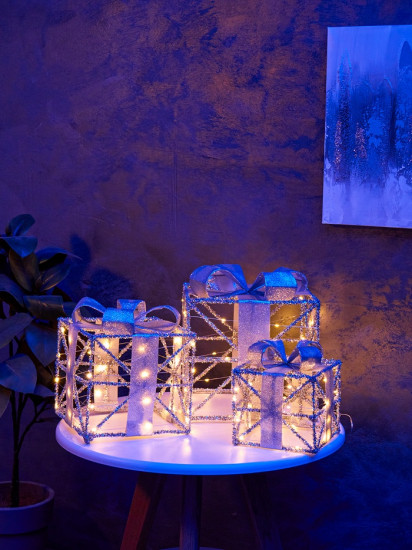 Фигура световая «Кубы серые»