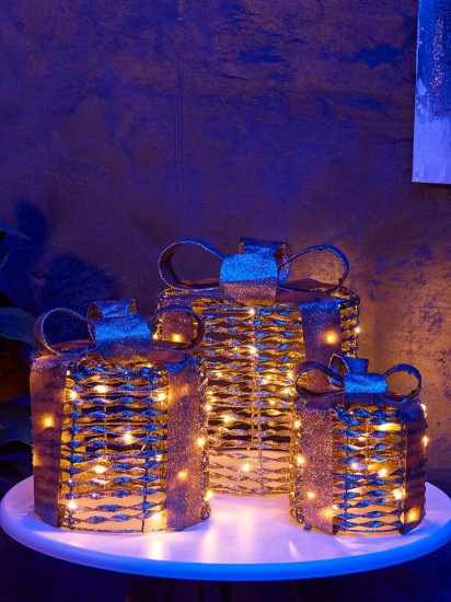 Фигура световая «Подарки цилиндр»