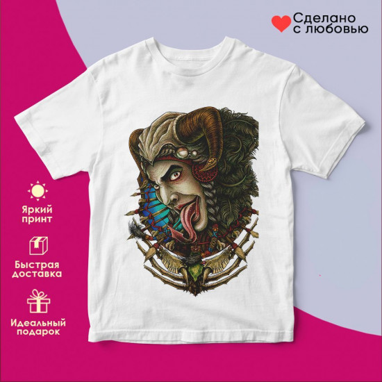 Футболка с принтом «Нечисть»