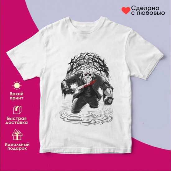 Футболка с принтом «Нечисть»