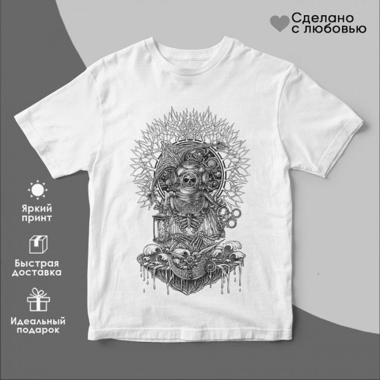 Футболка с принтом «Нечисть»