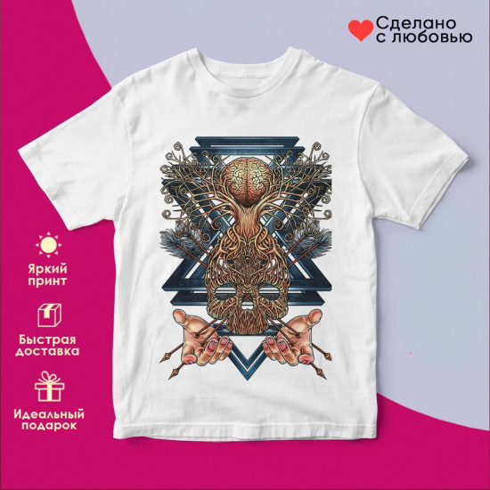 Футболка с принтом «Нечисть»