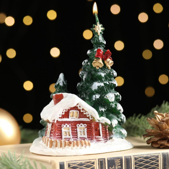 Свеча декоративная «Зимний праздник»