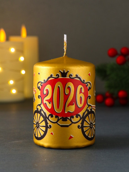 Свеча новогодняя пеньковая «Лошадь. 2026»