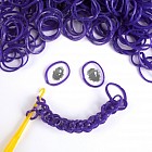 Набор цветных резиночек для плетения браслетов (300 шт) ароматизированные, цвета в ассортименте