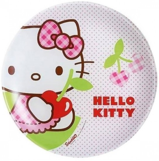 Тарелка десертная Hello Kitty Cherries, диаметр 20 см