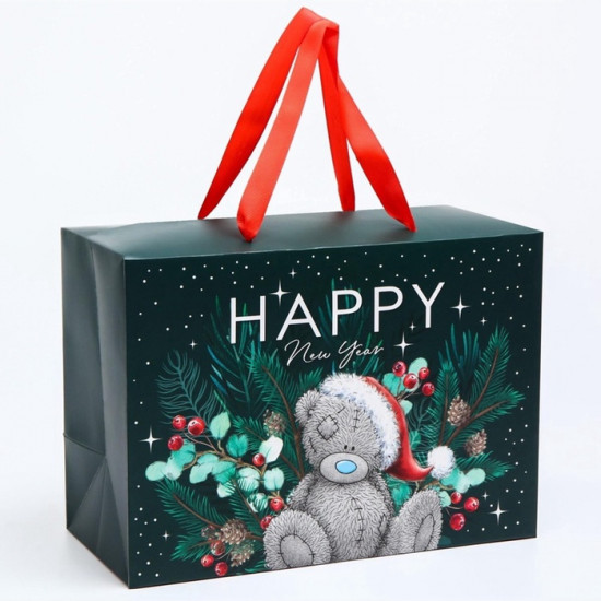 Пакет-коробка «Happy new year»