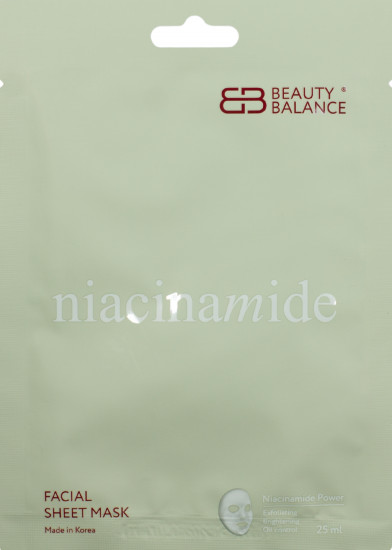 Маска для лица с ниацинамидом «Niacinamide Facial Sheet Mask»