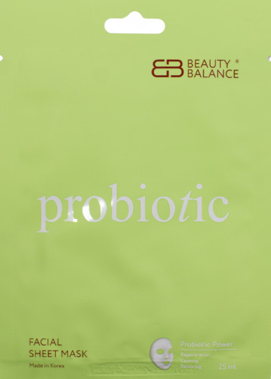 Маска для лица с пробиотиками «Probiotic Facial Sheet Mask»