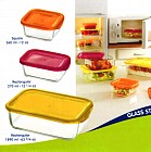 Набор контейнеров для хранения продуктов «Keep’n’Box» (3 предмета) оранжевые
