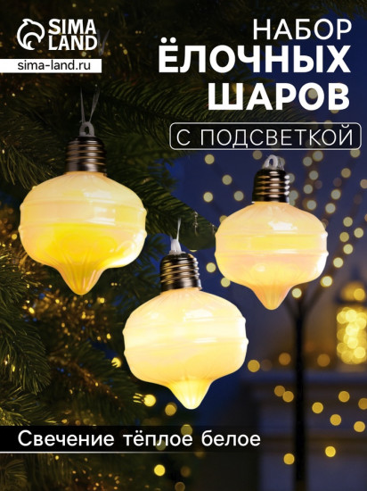 Набор шаров елочных «Ретро»