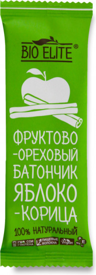 Фруктово-ореховый батончик «Яблоко-корица»