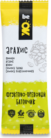 Фруктово-ореховый батончик «Арахис»