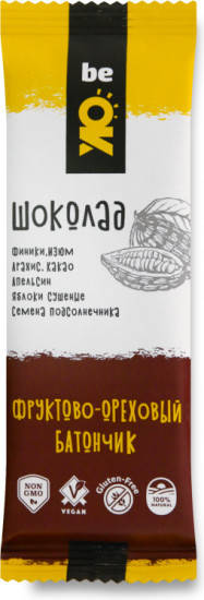Фруктово-ореховый батончик «Шоколад»