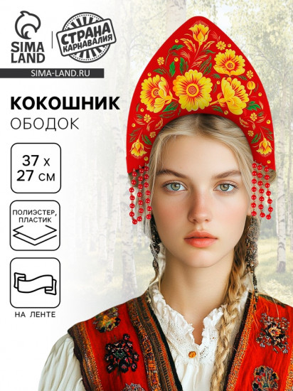 Ободок-кокошник «Красна девица»