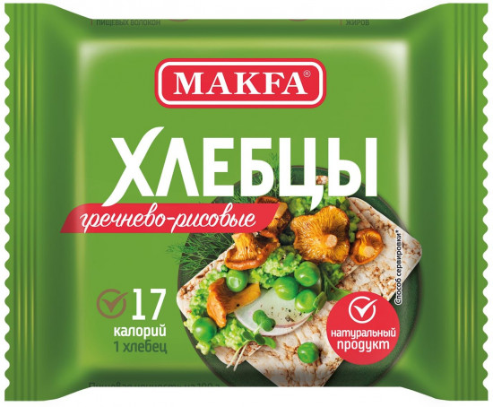 Хлебцы воздушные гречнево-рисовые