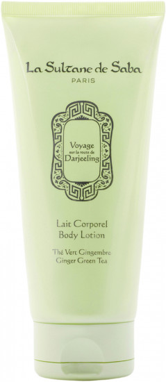 Лосьон для тела питательный с ароматом зеленого чая и имбиря «Voyage sur la Route de Darjeeling Ginger Green Tea Body Lotion»