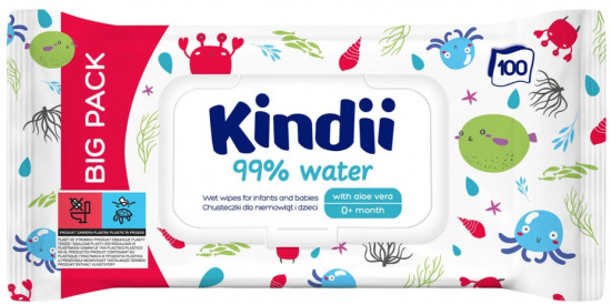 Салфетки влажные детские «Pure Water 99%»