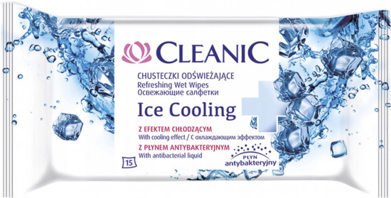 Салфетки влажные освежающие с охлаждающим эффектом «Ice Cooling»