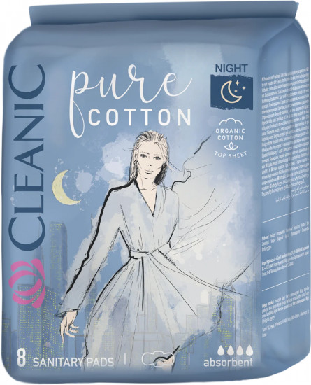 Прокладки женские гигиенические ночные «Pure Cotton Night»