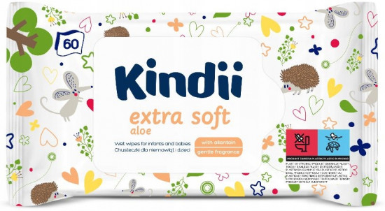 Салфетки влажные детские экстрамягкие с алоэ «Extra Soft Aloe»