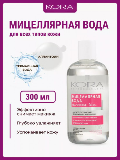 Мицеллярная вода для всех типов кожи