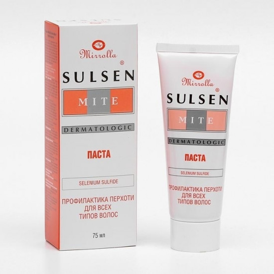 Паста для профилактики перхоти «Sulsen Mite»
