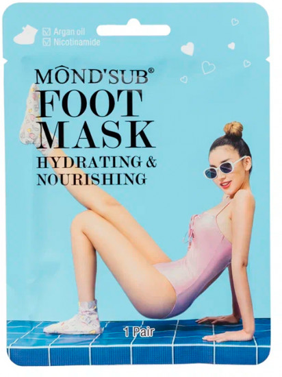 Маска-носочки для ног увлажняющая и питательная «Hydrating & Nourishing Foot Mask»
