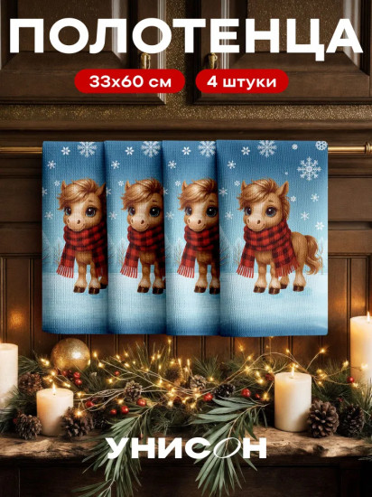 Комплект полотенец кухонных «Sweet horse»