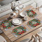 Набор салфеток сервировочных «Новогодние колокольчики»