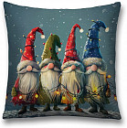 Наволочка декоративная «Гномы с гирляндой»