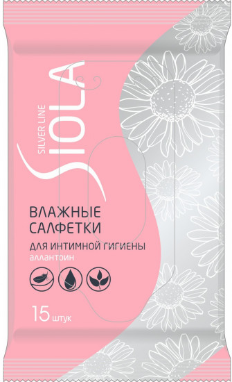 Салфетки влажные для интимной гигиены с аллантоином