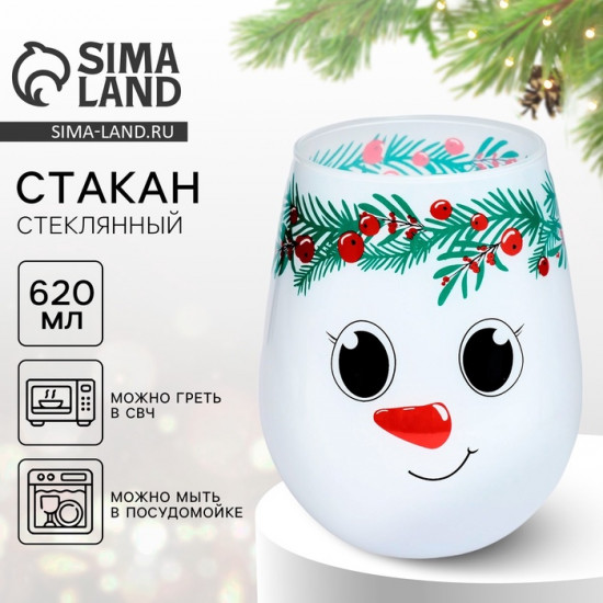 Стакан «Снеговик»