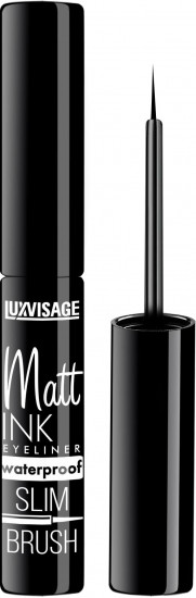Подводка для глаз «Matt Ink Eyeliner Waterproof Slim brush», оттенок Черный