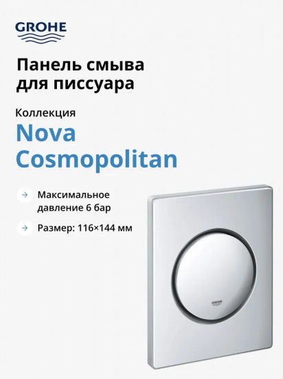 Панель смыва для писсуара