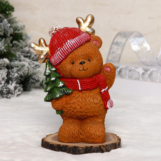 Фигурка «Мишка с ёлочкой»