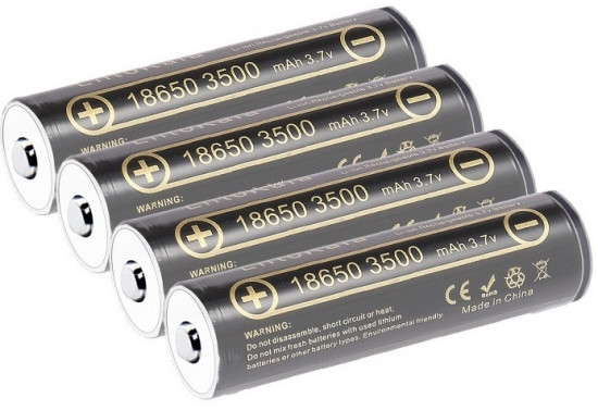 Комплект аккумуляторов литиево-ионовых Lii-35A+ 18650