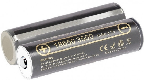 Комплект аккумуляторов литиево-ионовых Lii-35A+ 18650